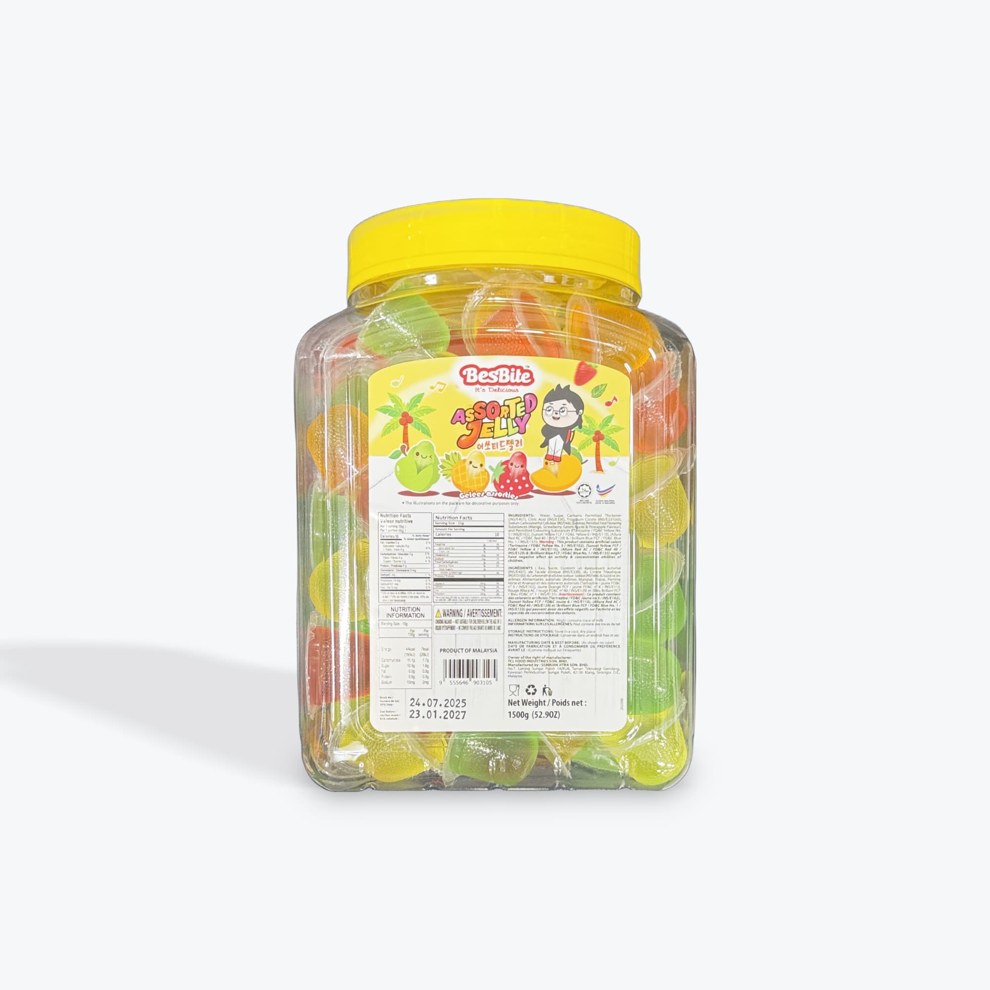 BesBite Assorted Jelly 1500g