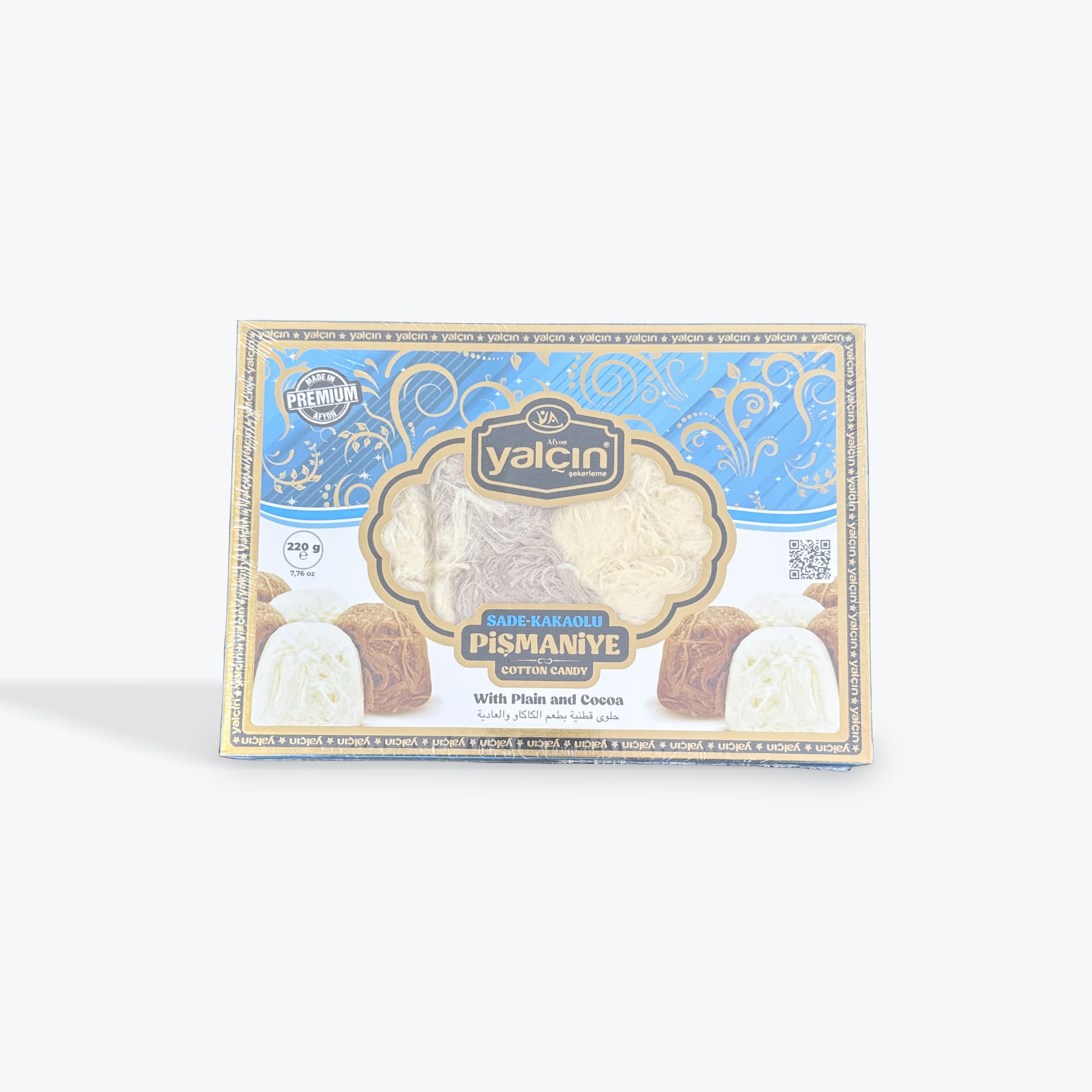 Yalcin Cotton Candy Plain & Cocoa 220g