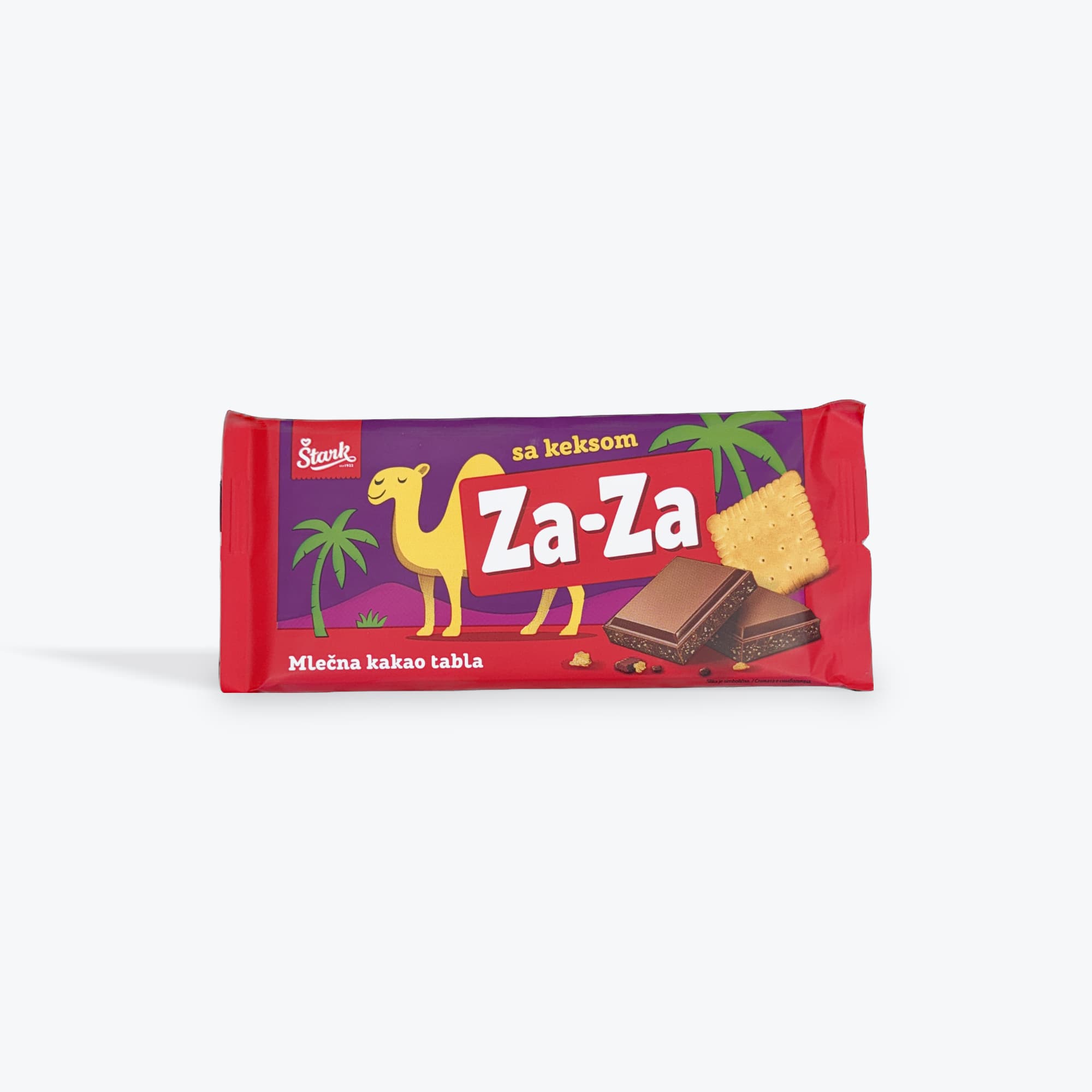 Stark Zaza Chocolate W Biscuits 85g