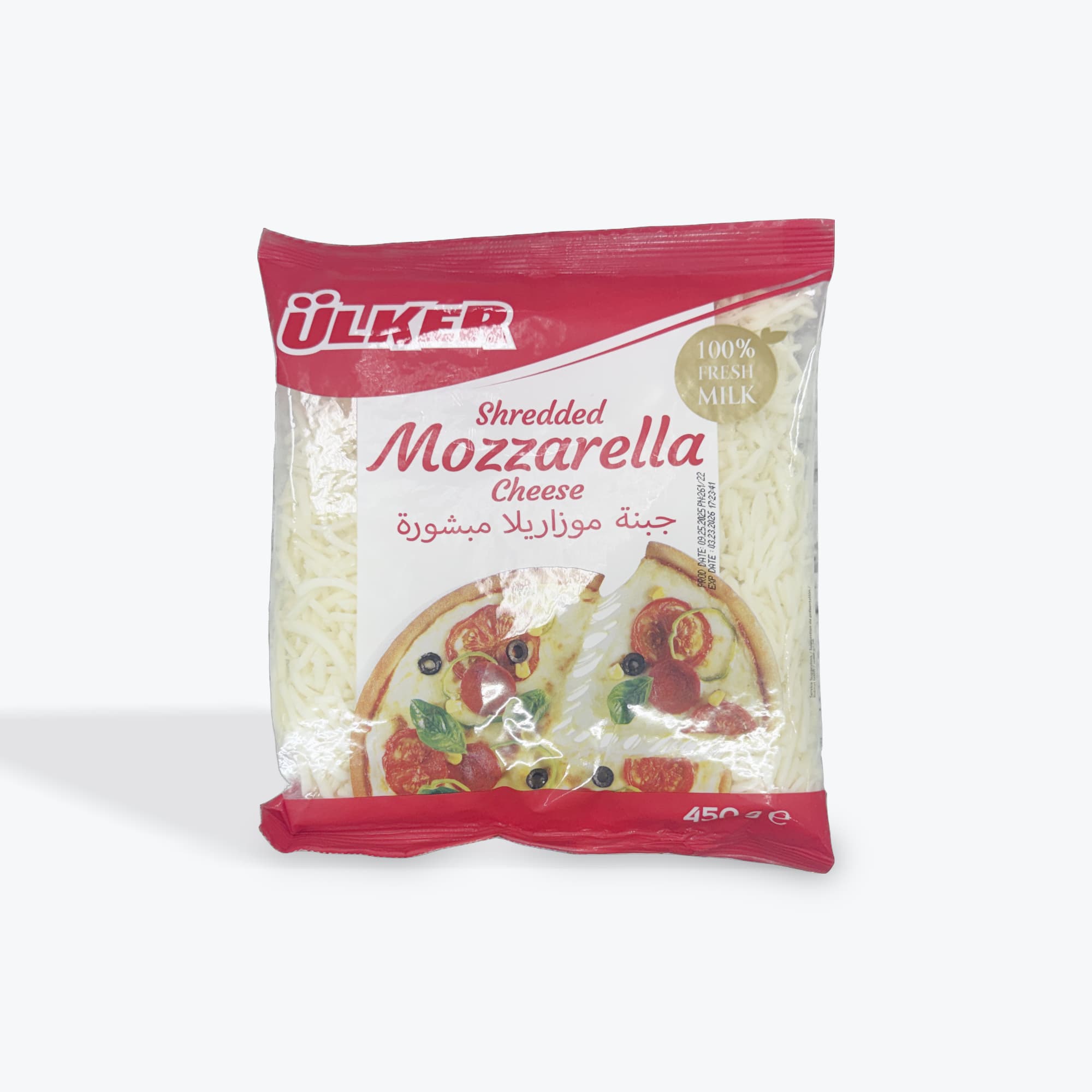 Ulker Shredded Mozzarella Cheese 450g