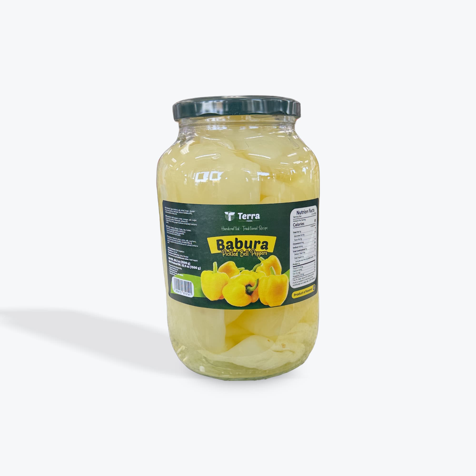 Terra Babura Pickled Bell Peppers 2.5kg
