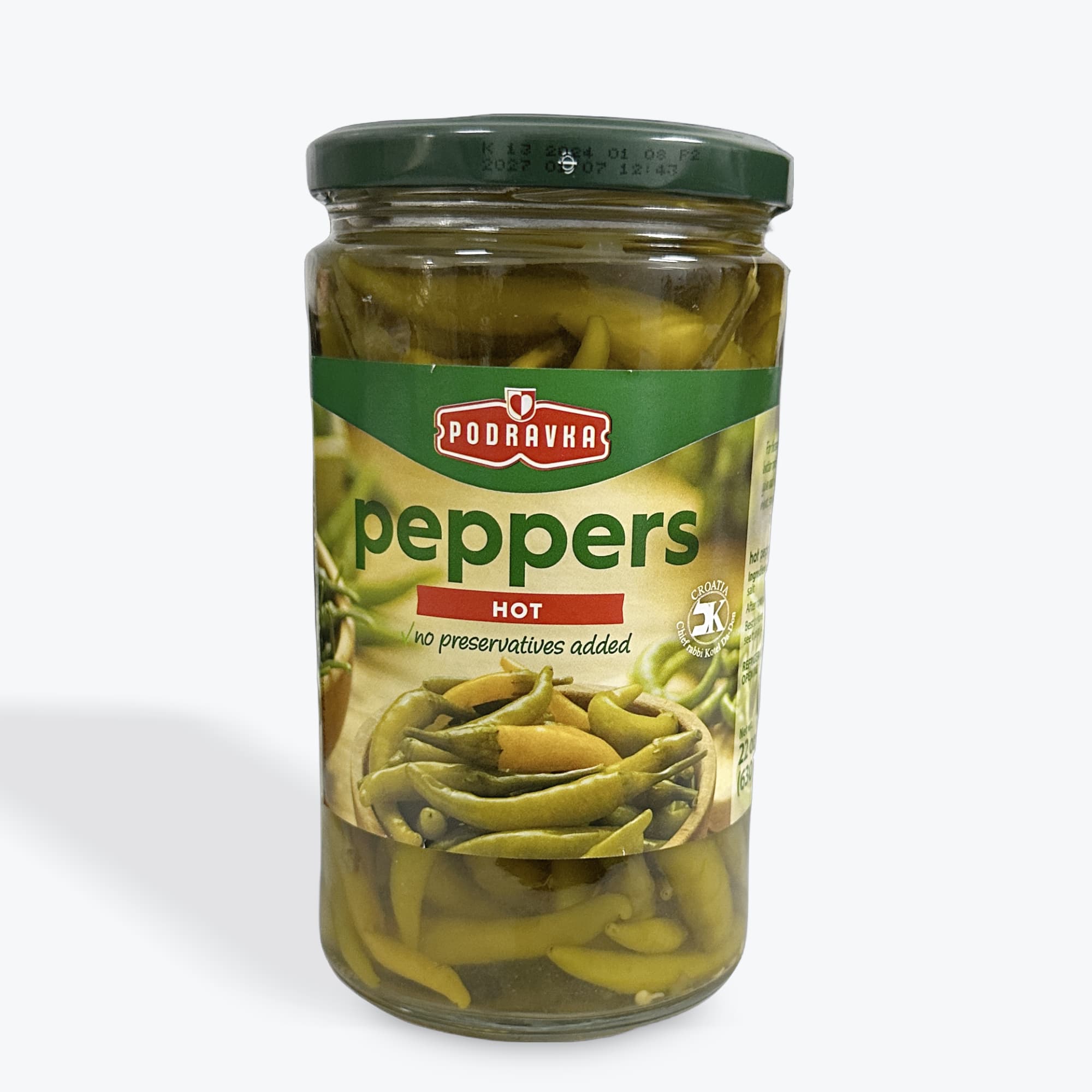 Podravka Hot Peppers 630g