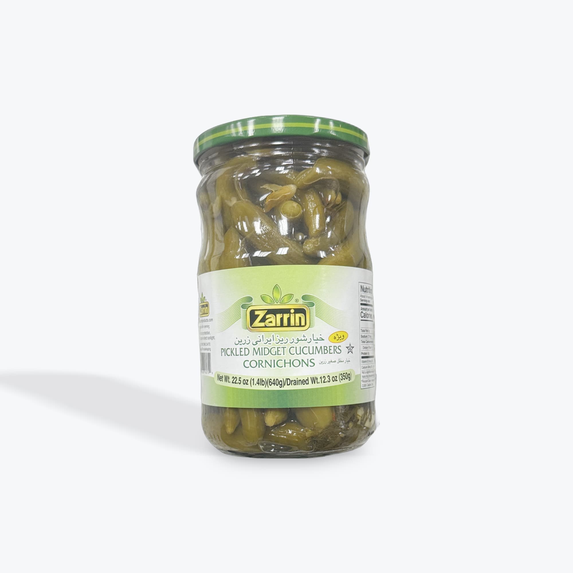 Zarrin Pickled Cucumbers 660g