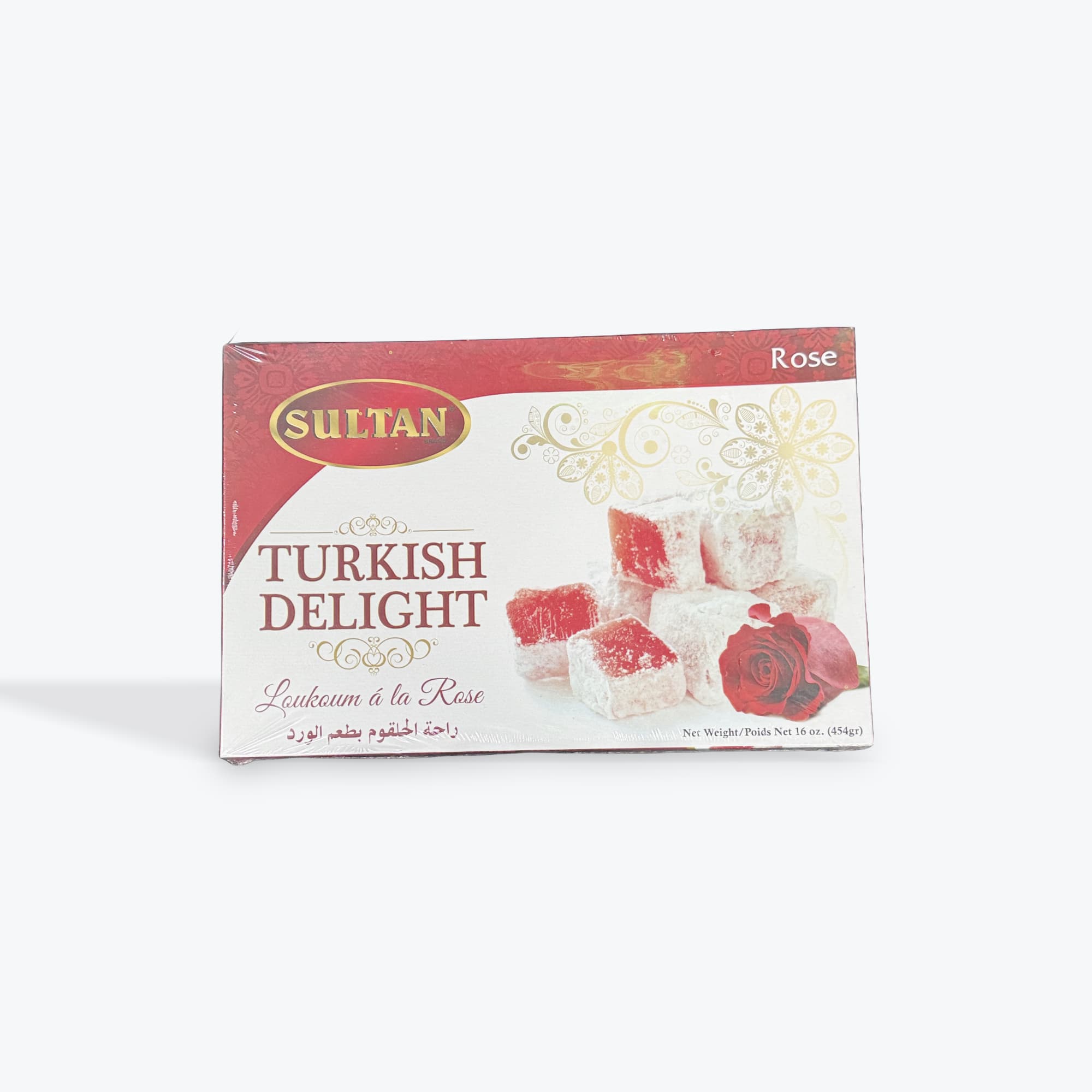Sultan Turkish Delight Rose 454g