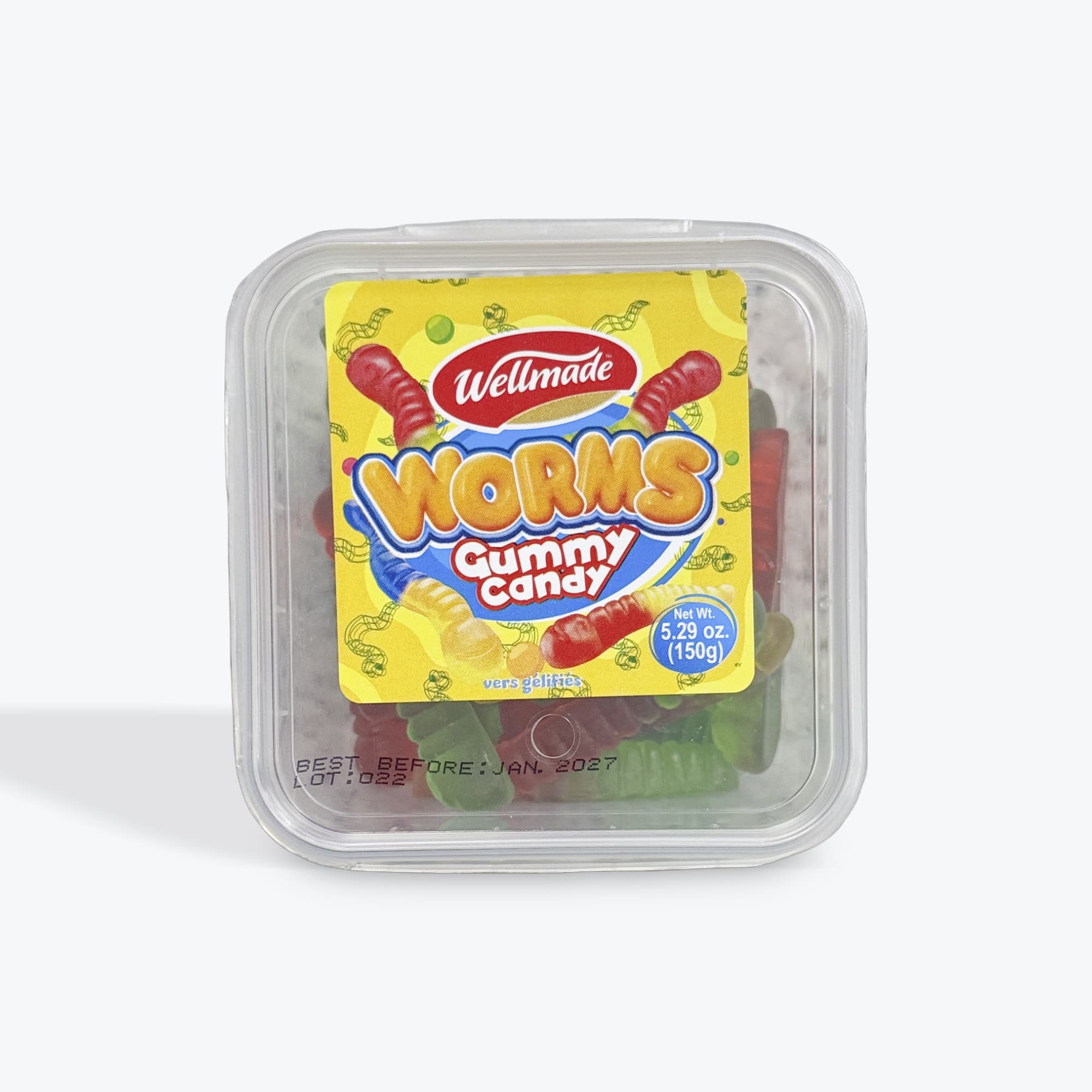 Wellmade Worm Gummies 150g