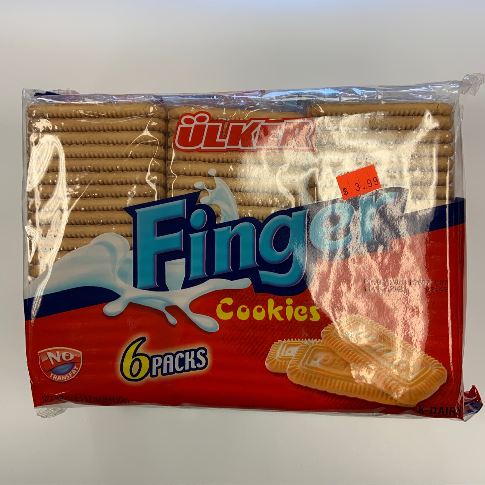 Ulker Finger Cookies 6pk