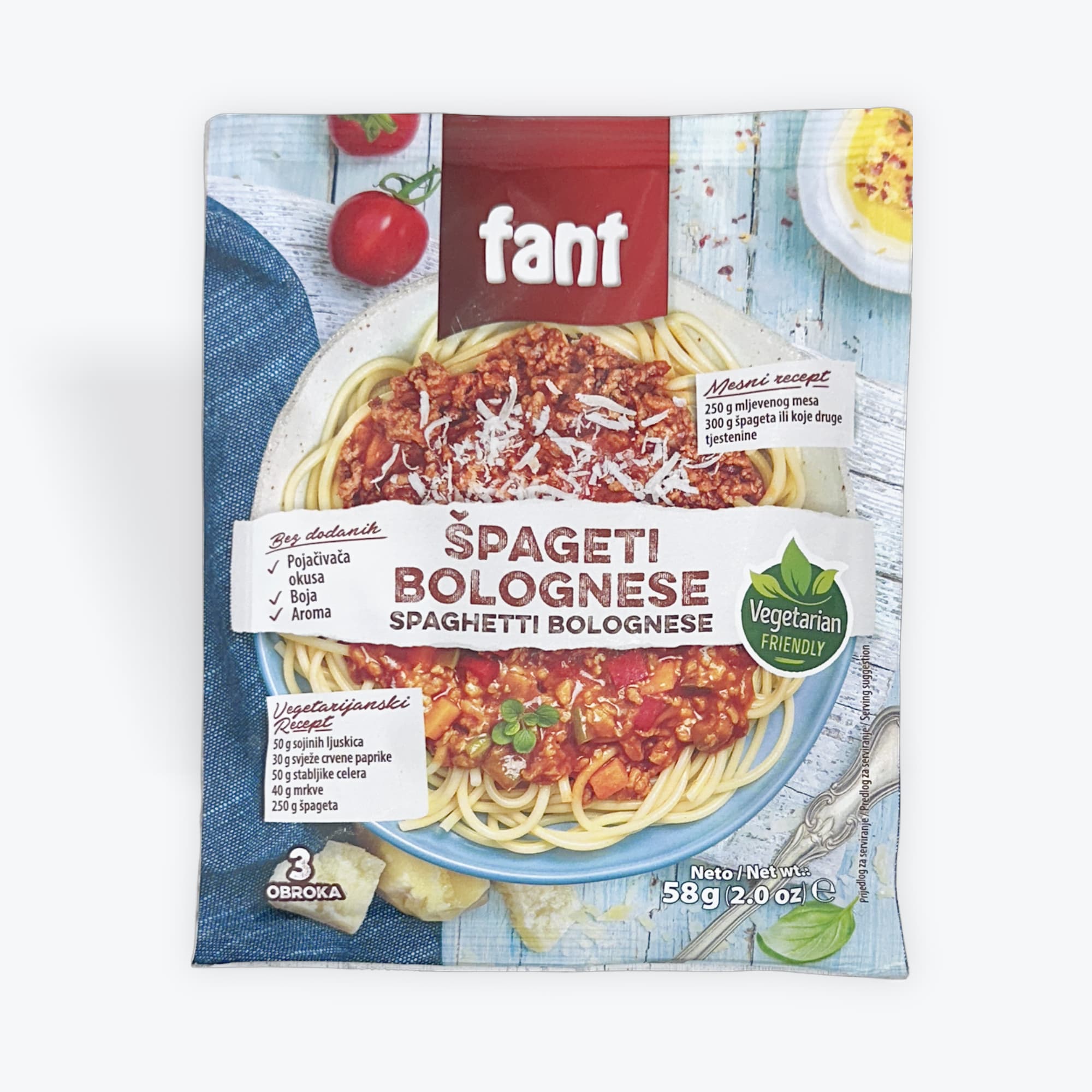 Fant Spagheti Bolognese 58g