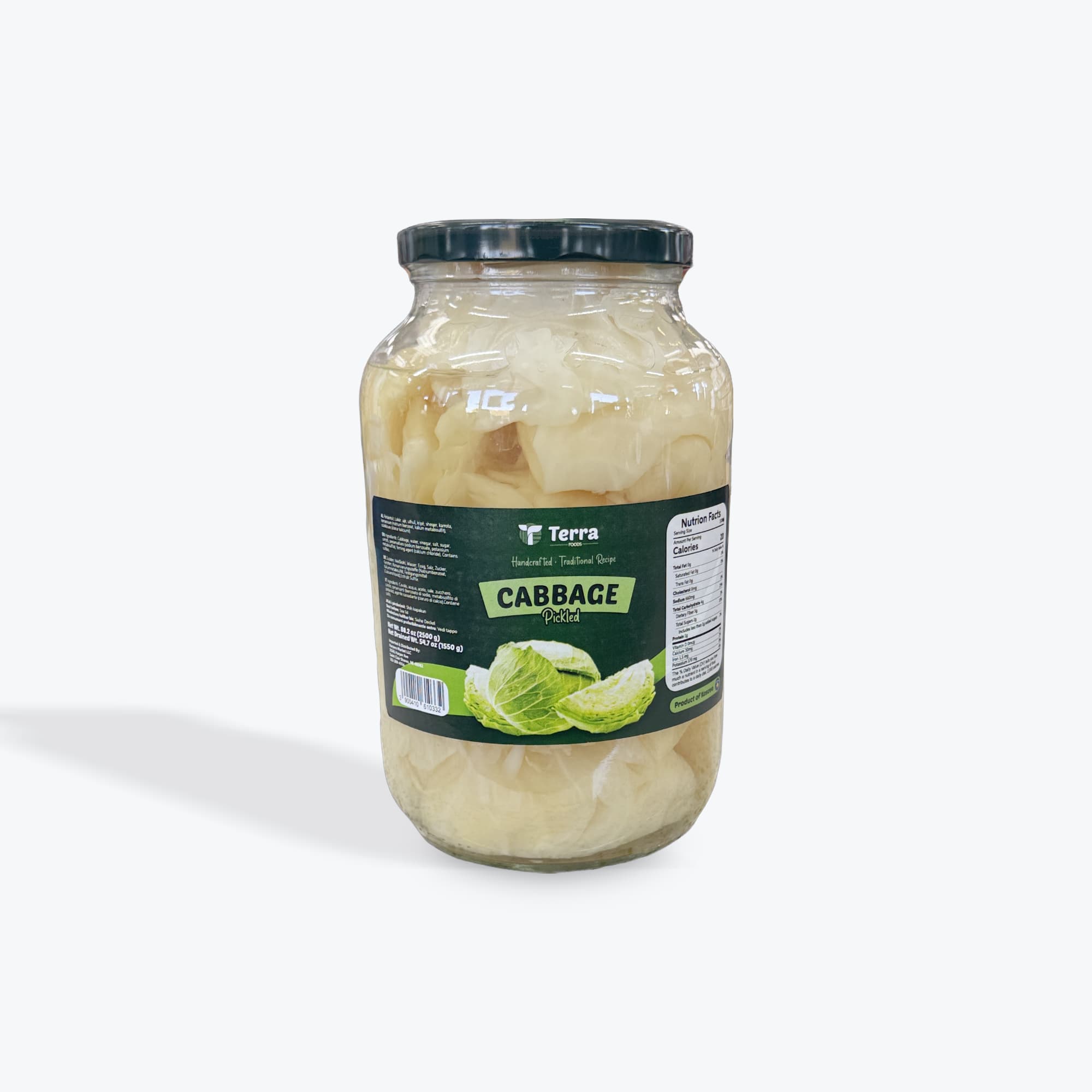 Terra Pickled Cabbage 2.5kg