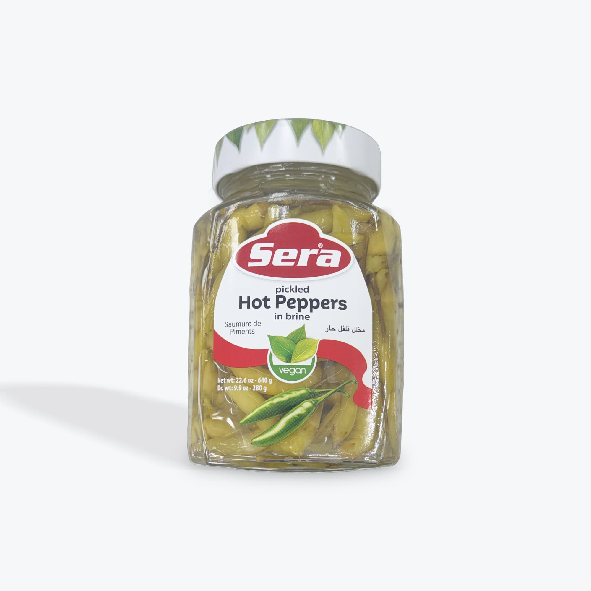 Sera Pickled Hot Peppers 640g