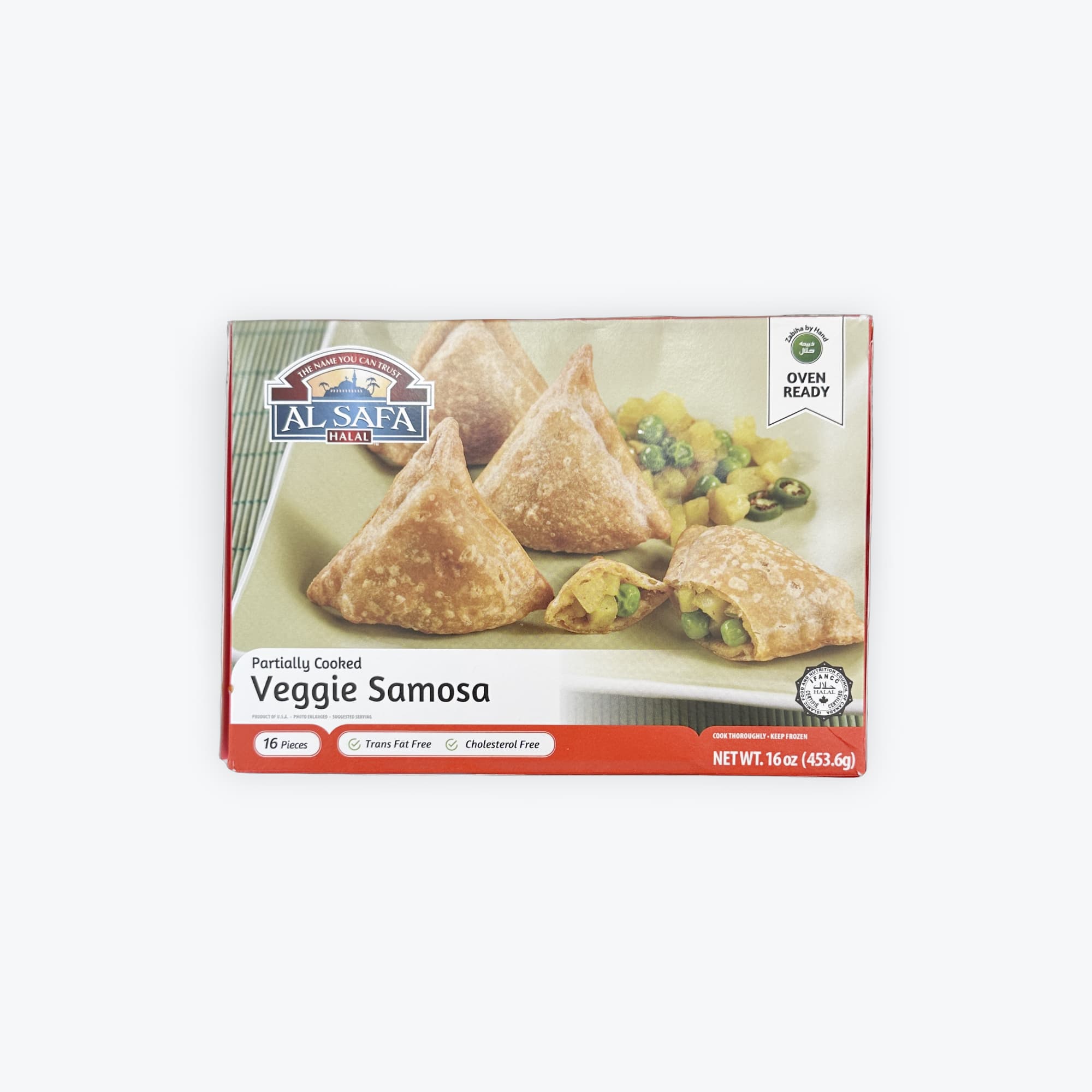 AlSafa Veggie Samosa 16pc 16oz