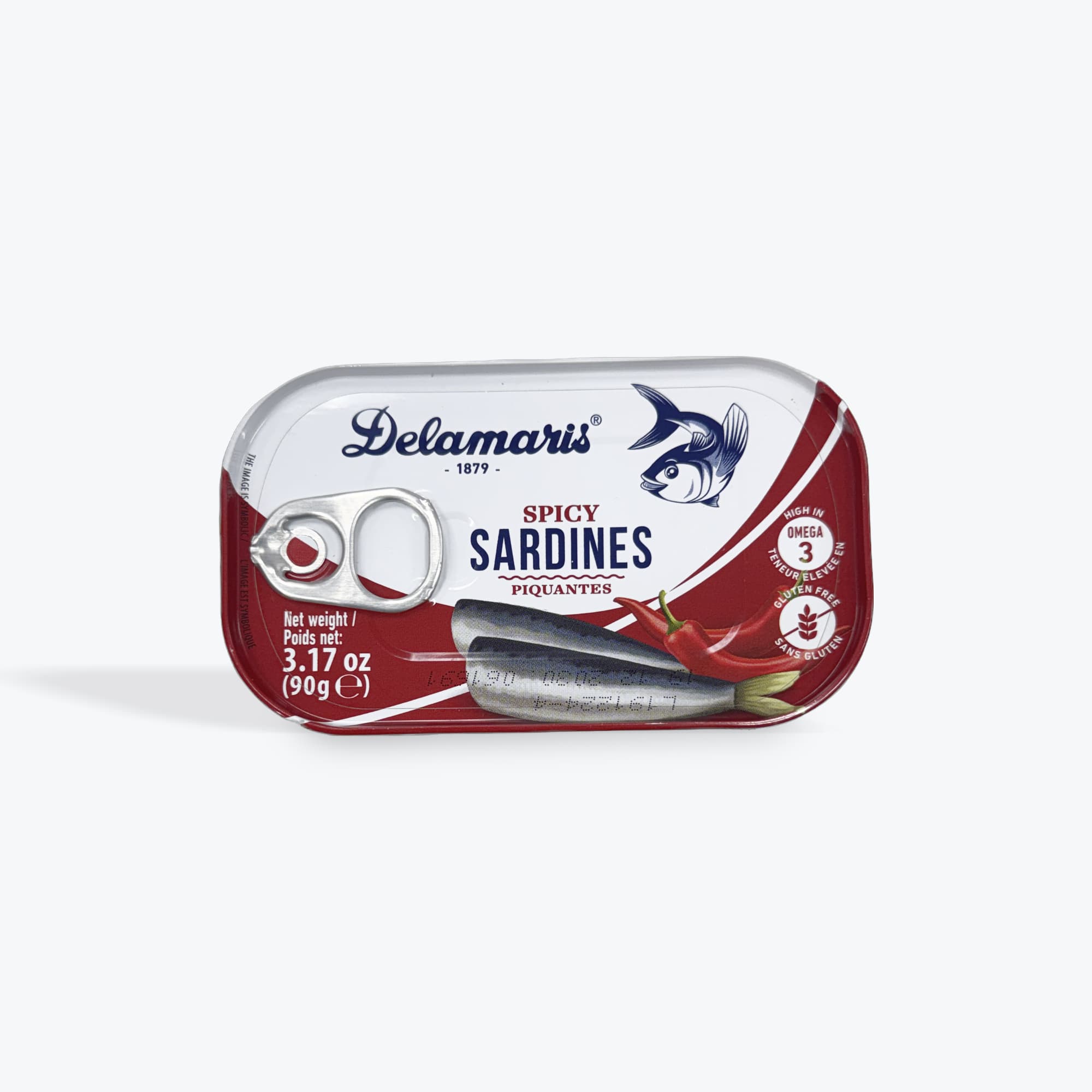 Delamaris Spicy Sardines In Oil 90g