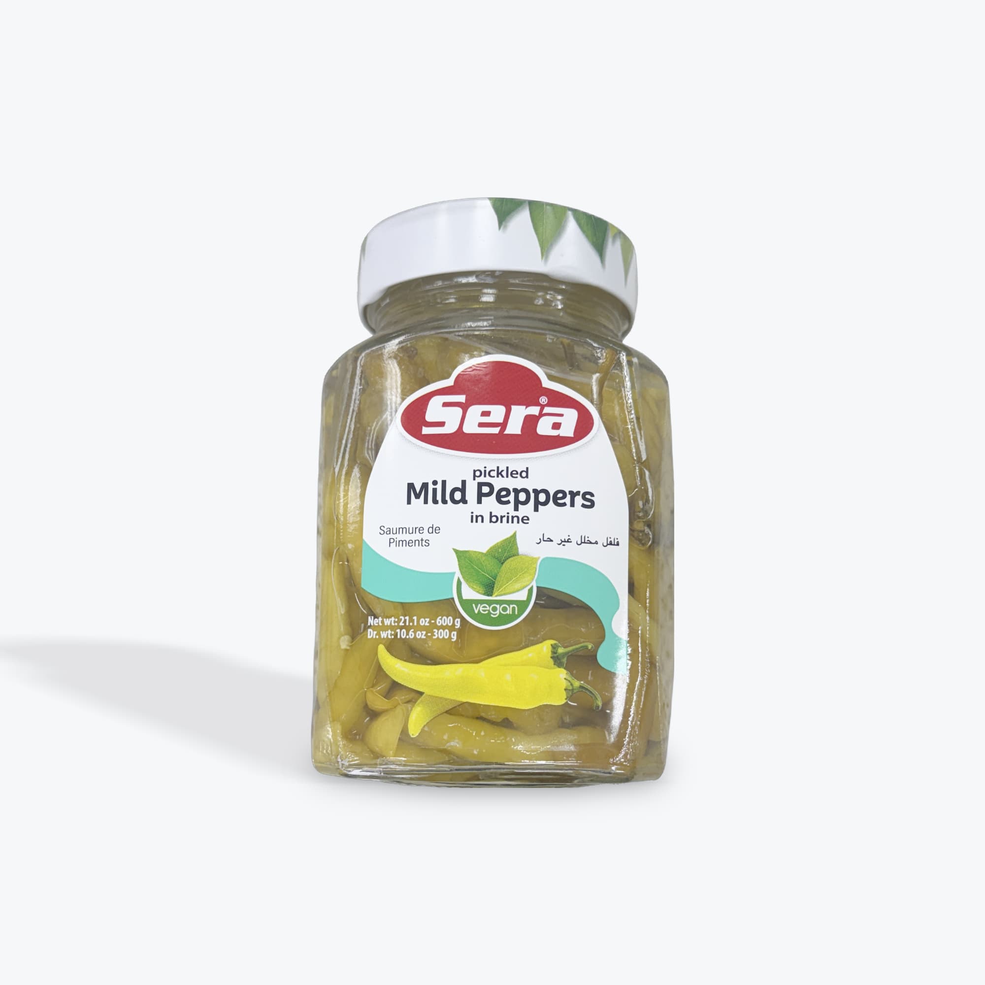 Sera Mild Pickled Peppers 600g